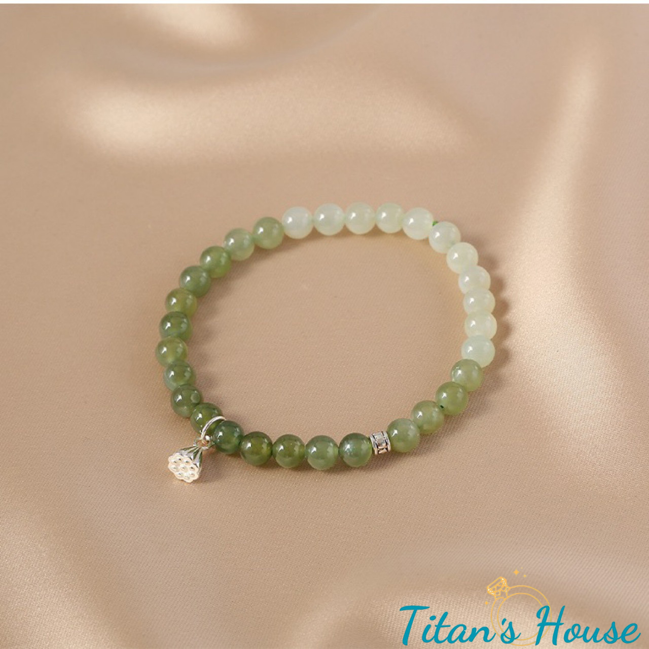 Chuỗi - vòng tay đá Jade kết hợp Charm bạc 925 - Titan's House - C003T