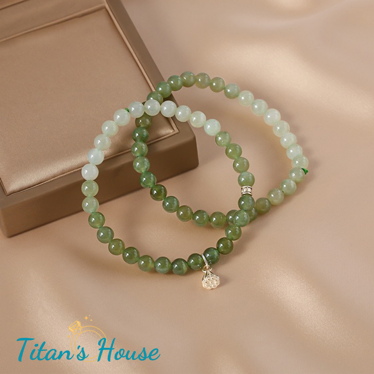 Chuỗi - vòng tay đá Jade kết hợp Charm bạc 925 - Titan's House - C003T