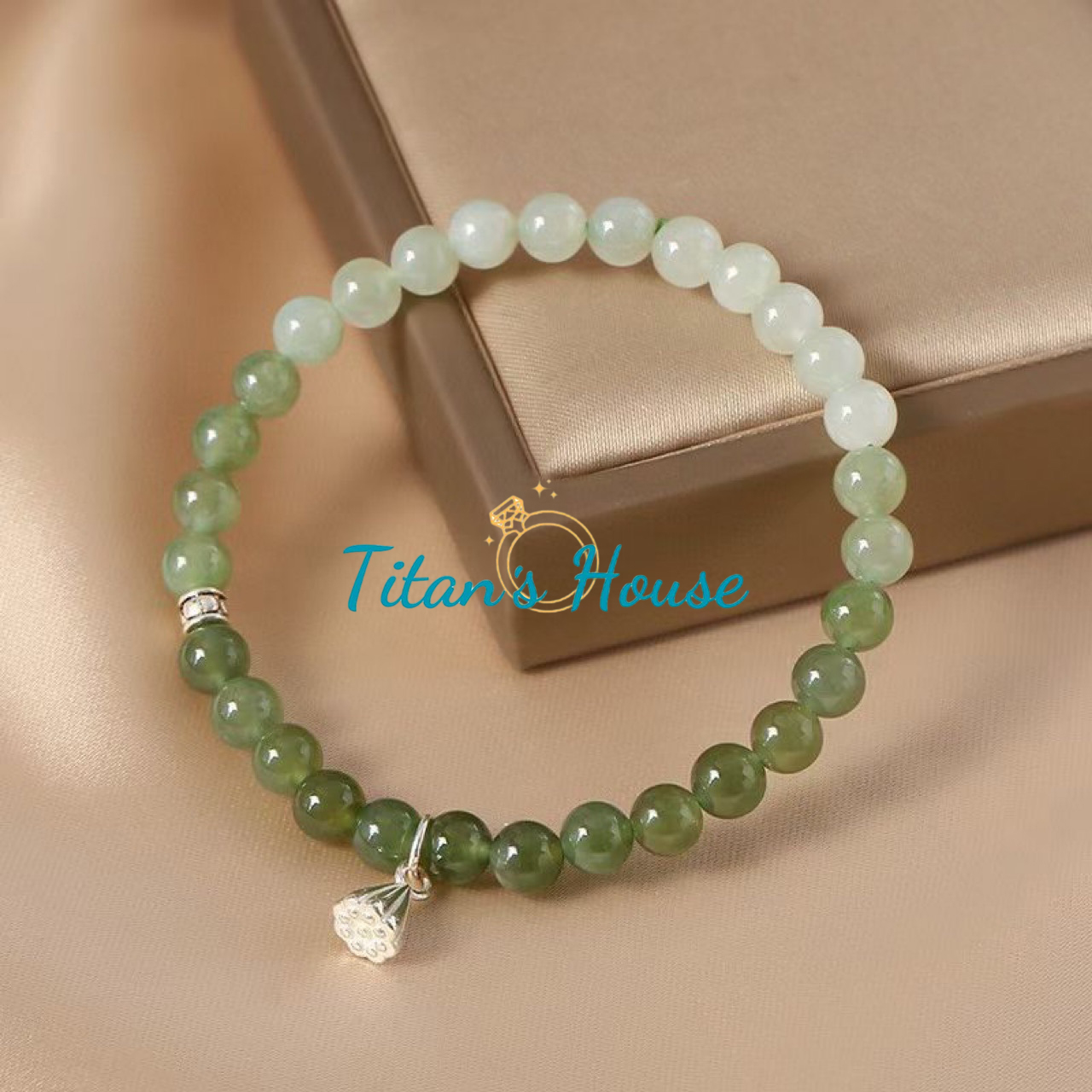 Chuỗi - vòng tay đá Jade kết hợp Charm bạc 925 - Titan's House - C003T