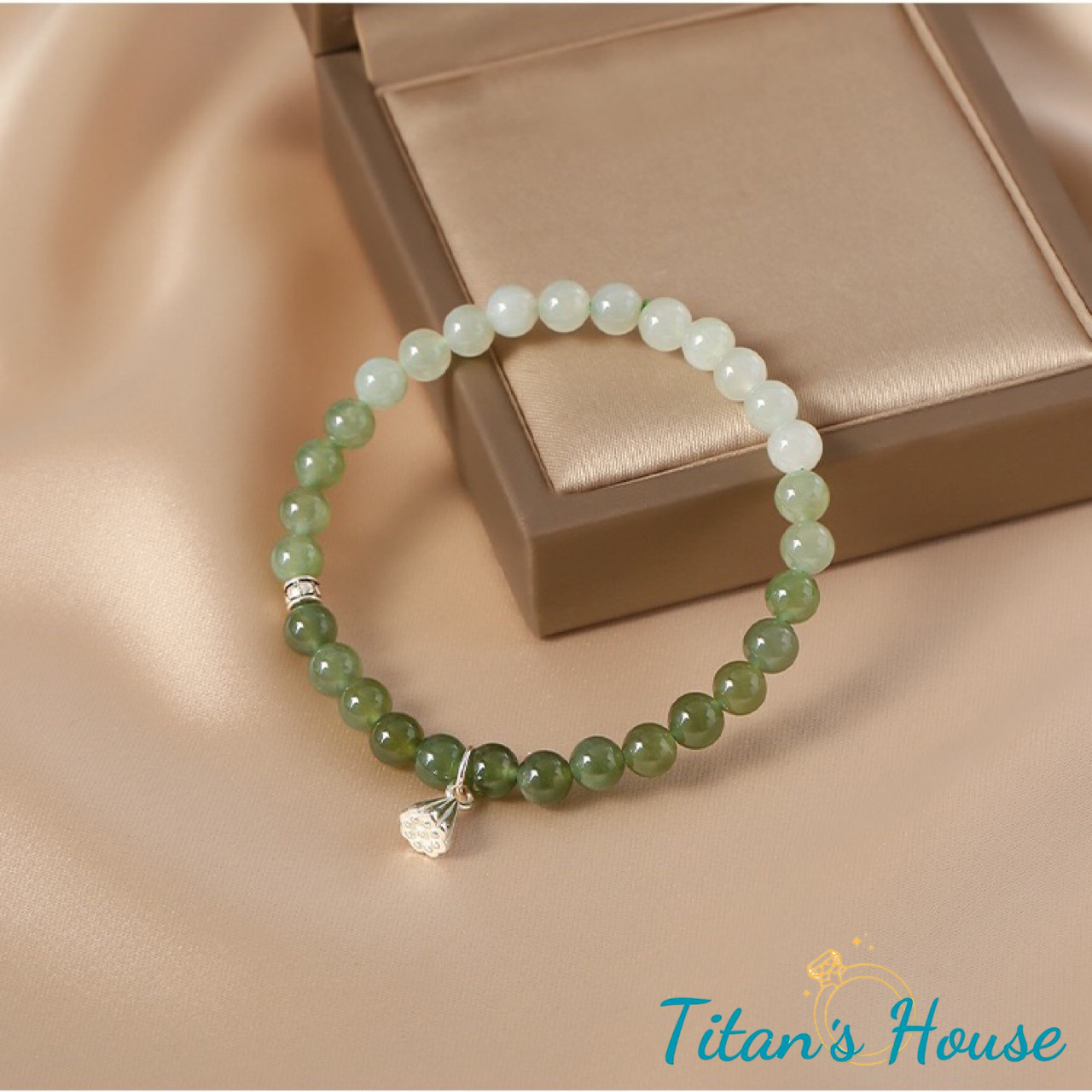Chuỗi - vòng tay đá Jade kết hợp Charm bạc 925 - Titan's House - C003T