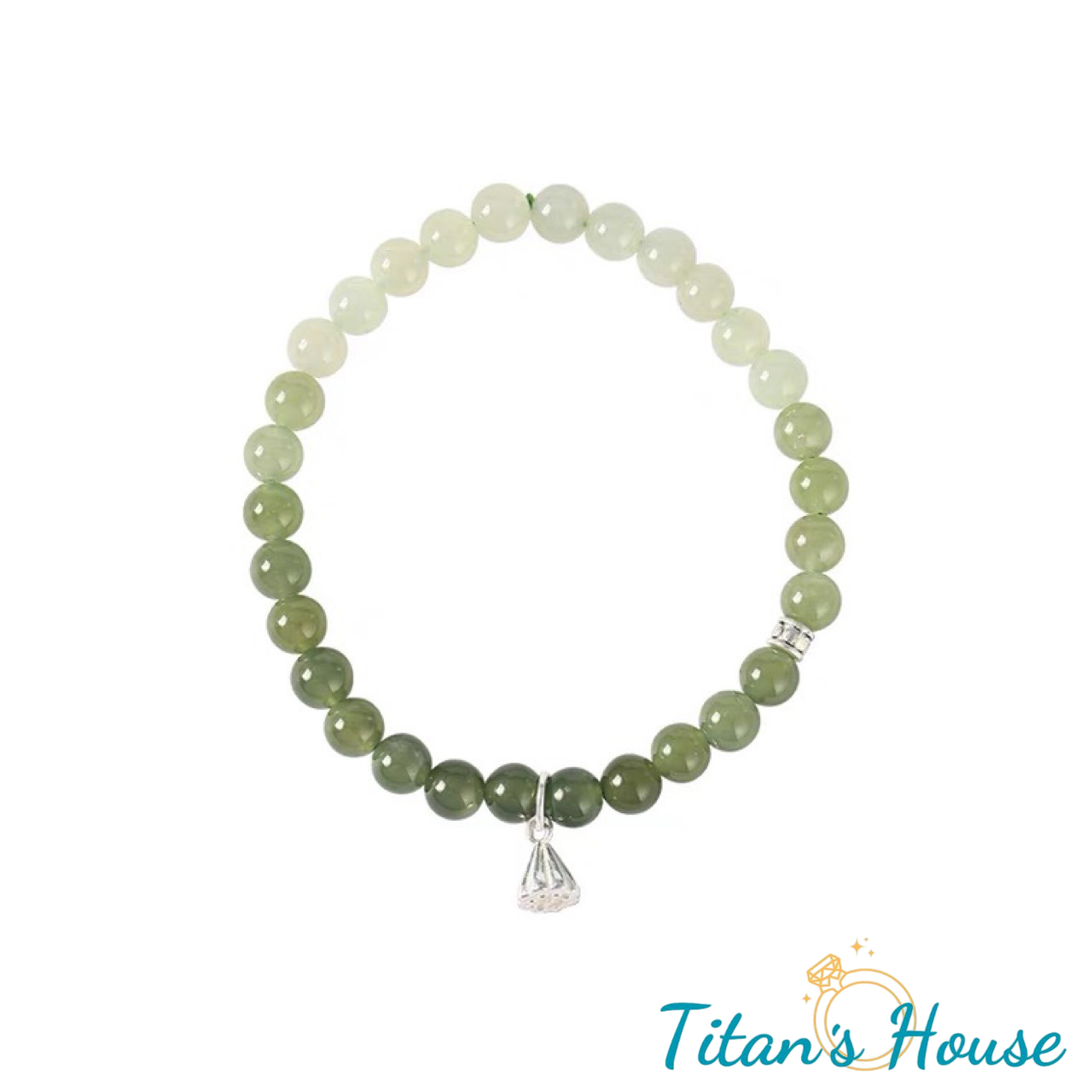 Chuỗi - vòng tay đá Jade kết hợp Charm bạc 925 - Titan's House - C003T