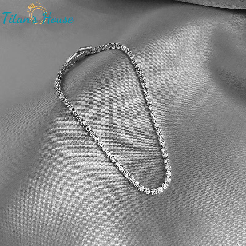Lắc tay Titan đá Zircon tròn - Titan's House - LT013T