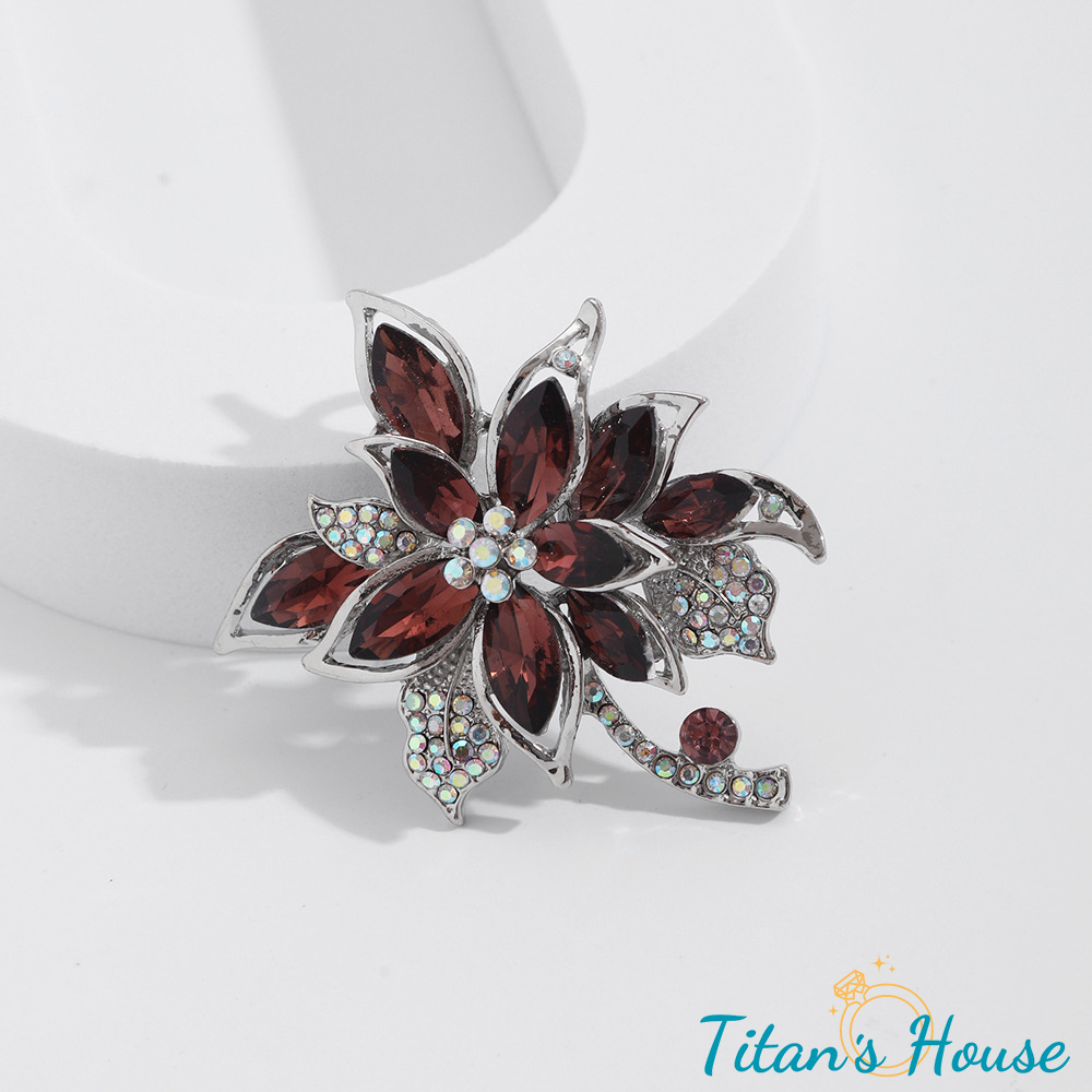  Trâm cài áo cao cấp Biểu tượng Hoa Dâm Bụt - Titan's House - TC027T