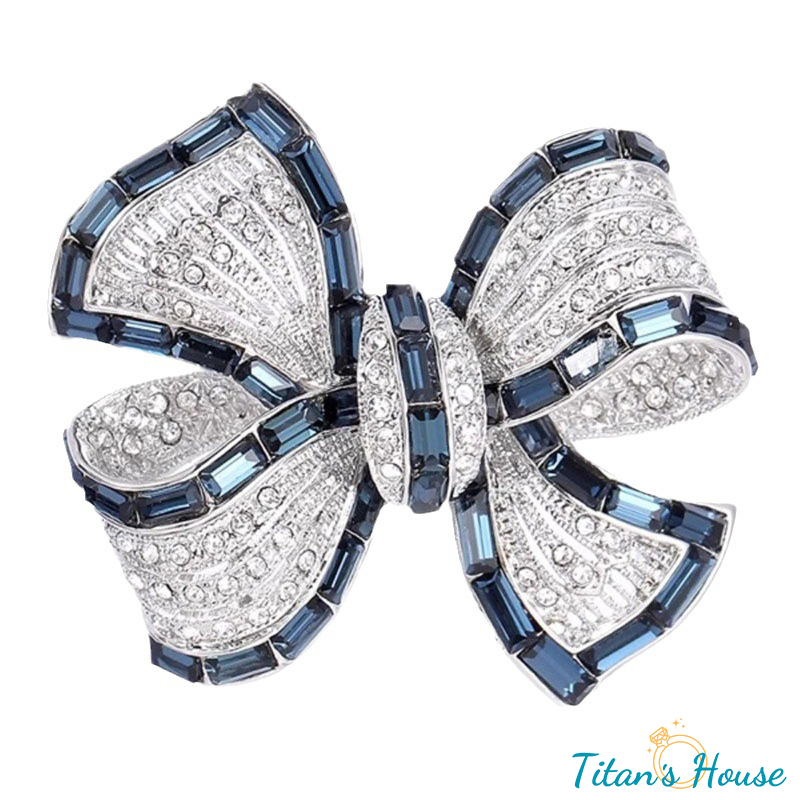 Trâm cài áo cao cấp biểu tượng nơ - Titan's House - TC028T